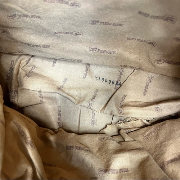 Piero Guidi Magic Circus 'Sophia' Leather Bucket Drawstring Bag - Picture 11 of 11